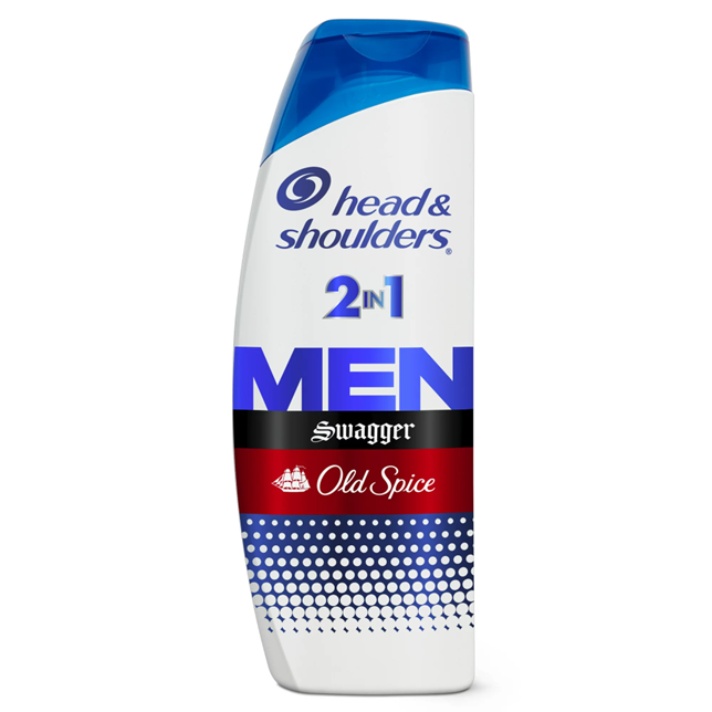 Head and Shoulders Mens 2 in 1 Dandruff Shampoo and Conditioner, Old Spice Swagger, 12.5 oz