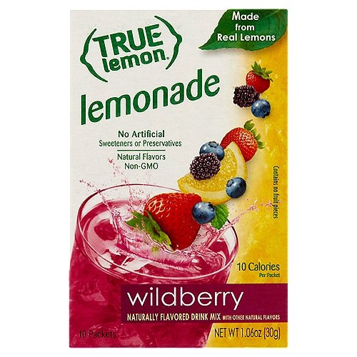 True Lemon Wildberry Lemonade, 10 count, 1.06 oz