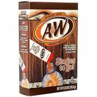 A&W Root Beer-Flavored Singles To Go, 6-ct. Boxes