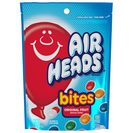 Airheads Bites Fruit Flavored Chewy Candy, 9 Oz
