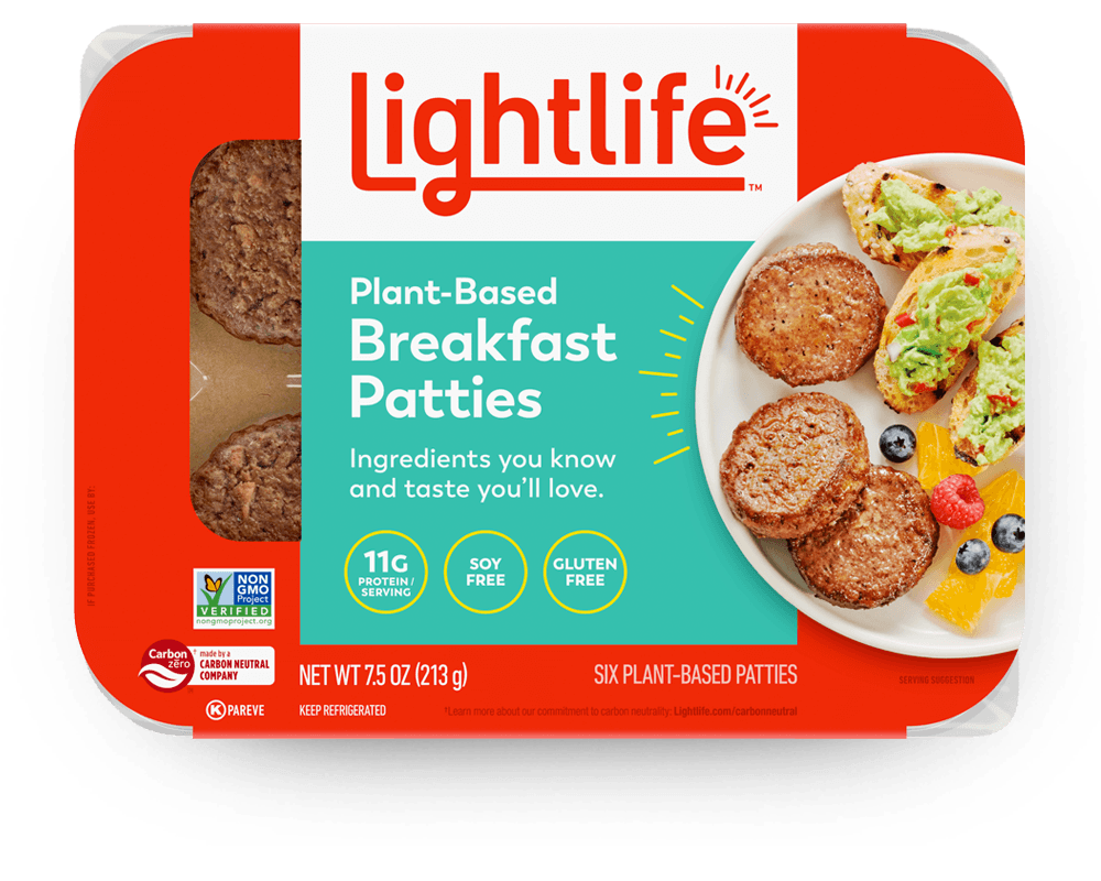 LightLife  Plant-Based Breakfast Patties 12 oz