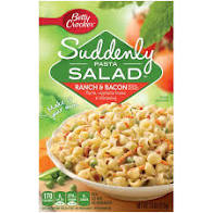 Betty Crocker Suddenly Pasta Salad with Ranch and Bacon, 3.7-oz. Boxes