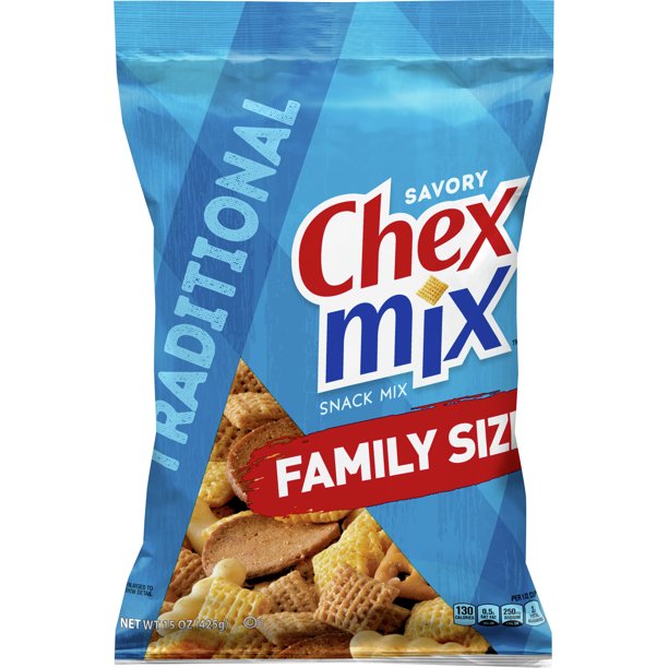 Chex Mix Traditional Snack Mix Family 15 Oz