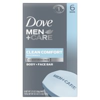 DOVE MEN + CARE CLEAN COMFORT BODY & FACE BAR 6 -8 4 OZ