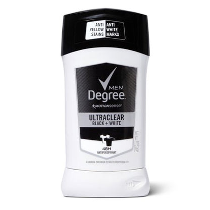 Degree Men UltraClear Antiperspirant Deodorant Stick Black+White