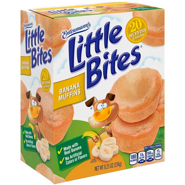 Entenmann's Little Bites Banana Muffin Pouches - 5 CT