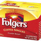 FOLGERS CLASSIC ROAST COFFEE SINGLES 6 OZ 38 BAGS