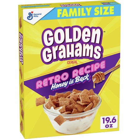 Golden Grahams  Cracker Whole Grain Cereal, 19.6 oz