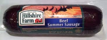 Hillshire Farm Hardwood Smoked Beef Summer Sausage, 19 oz