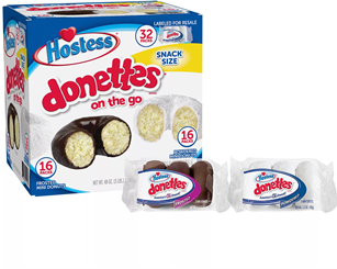Hostess Mini Powered and Frosted Chocolate Mini Donettes (1.5oz / 32pk)