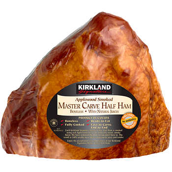 Master Carve Half Ham, Applewood Smoked, 6-7 lbs