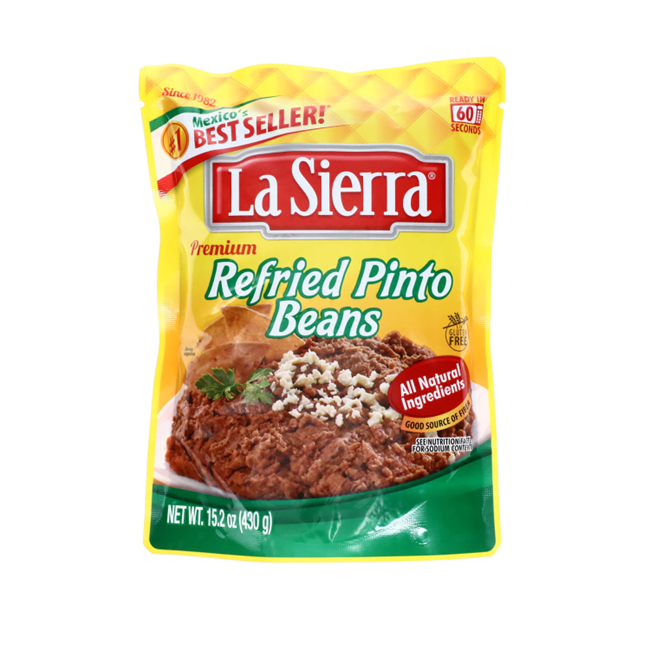 La Sierra Refried Beans, 15.2-oz. Pouches