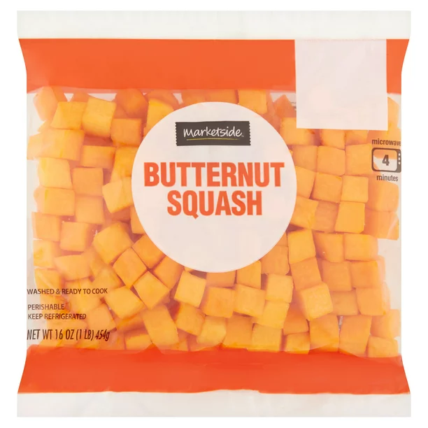 Fresh Butternut Squash Cubes 16 oz