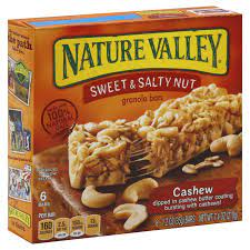 NATURE VALLEY Sweet & Salty Cashew In Cashew Butter 7 OZ