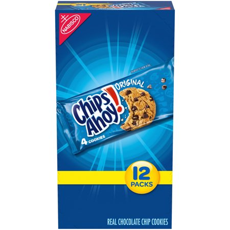 Nabisco Chips Ahoy! Original Chocolate Chip Cookie, 1.55 Oz., 12 Count