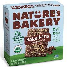 Nature's Bakery Baked-Ins Organic Chocolate Oat - 6pk 7.62oz