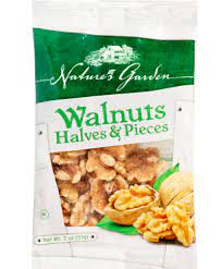 Natures Garden Walnut Halves and Pieces 2oz