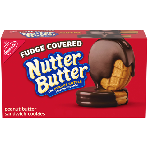 Nutter Butter Fudge Covered Peanut Butter Sandwich Cookies, 7.9 oz