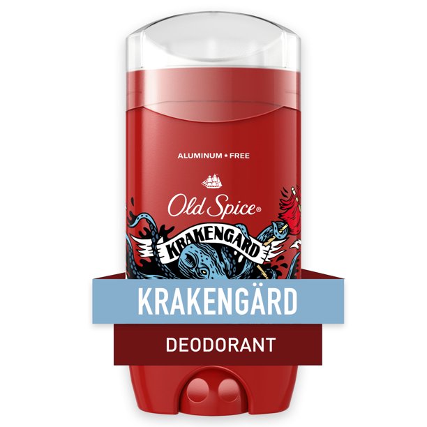 Old Spice Aluminum Free Deodorant Krakengard, 3 Oz.