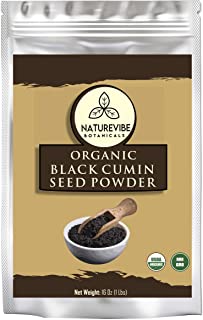 Nature Vibe Organic Black Cumin Seed Ground, 16 OZ