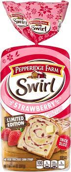 Pepperidge Farm Strawberry Swirl Bread (Winter Seasonal)