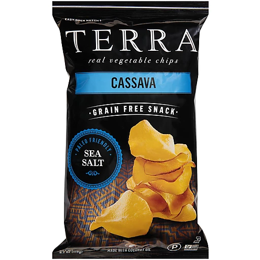 Terra Cassava Sea Salt Chips, 4.2 oz.