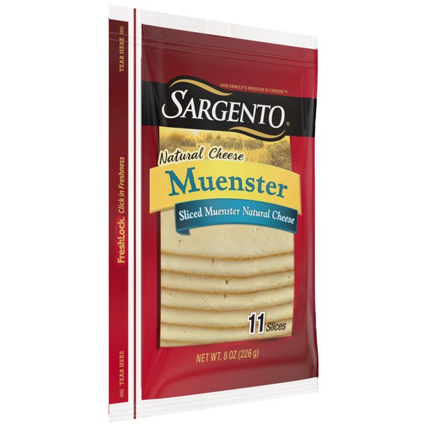 Sargento Sliced Muenster Natural Cheese, 11 slices 8 OZ