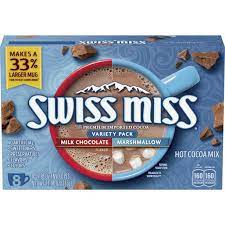 Swiss Miss Hot Cocoa Mix Variety Milk Chocolate and Marshmallow, 11 OZ 8ct