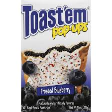 Toast'em Pop-Ups Frosted Blueberry Fruit Pastries, 11 oz. Boxes