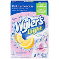 ﻿Wyler's Light Pink Lemonade,   10-ct.