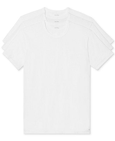 Men's 3- Pack Cotton Stretch Crewneck T- Shirt