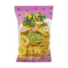 Lam's Garlic Flavored Plantain Chips 2.5 Oz